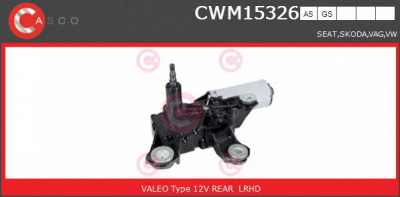CASCO cwm15326as -  Двигатель стеклоочистителя