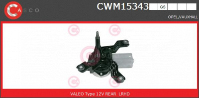 CASCO cwm15343gs -  Двигатель стеклоочистителя