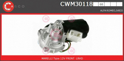 CASCO cwm30118gs -  Двигатель стеклоочистителя