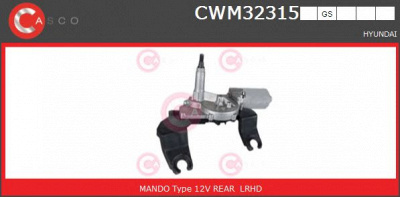 CASCO cwm32315gs -  Двигатель стеклоочистителя
