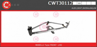 CASCO cwt30112gs -  Система тяг и рычагов привода стеклоочистителя
