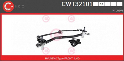 CASCO cwt32101gs -  Система тяг и рычагов привода стеклоочистителя