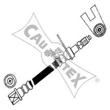 CAUTEX 031277 -  Тормозной шланг