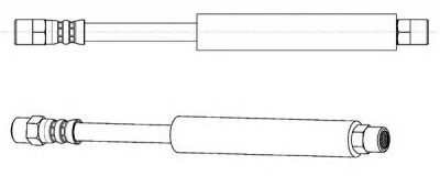 CEF 510005 -  Тормозной шланг