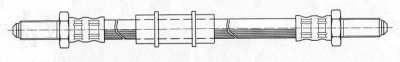 CEF 510084 -  Тормозной шланг
