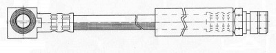 CEF 510374 -  Тормозной шланг
