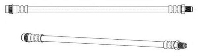 CEF 510642 -  Тормозной шланг
