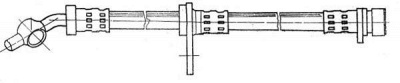 CEF 510661 -  Тормозной шланг
