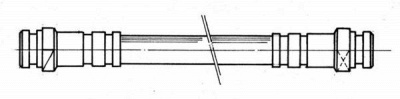 CEF 510668 -  Тормозной шланг