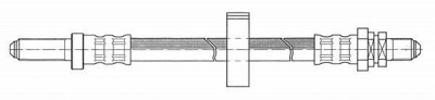 CEF 510744 -  Тормозной шланг
