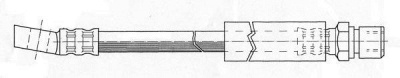 CEF 510860 -  Тормозной шланг