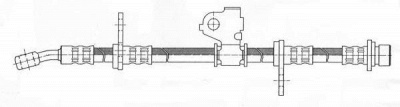 CEF 511156 -  Тормозной шланг