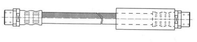 CEF 511180 -  Тормозной шланг