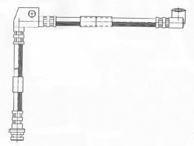 CEF 511364 - Тормозной шланг