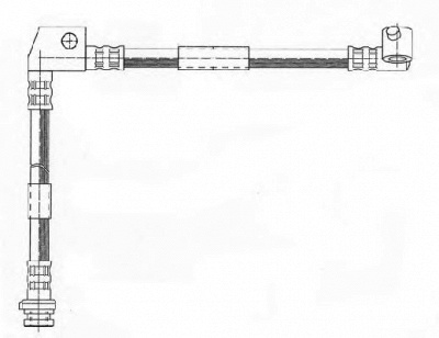 CEF 511365 - Тормозной шланг