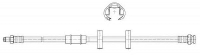 CEF 511394 -  Тормозной шланг
