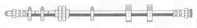 CEF 511406 -  Тормозной шланг