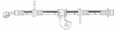 CEF 511452 -  Тормозной шланг