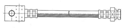 CEF 511526 -  Тормозной шланг