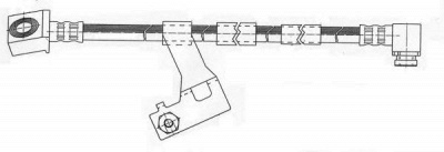 CEF 511550 -  Тормозной шланг