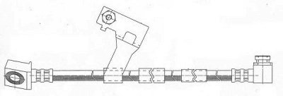 CEF 511551 -  Тормозной шланг