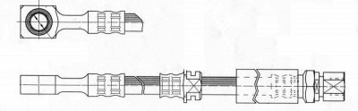 CEF 511563 -  Тормозной шланг