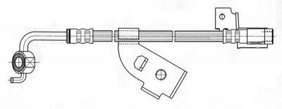 CEF 511622 -  Тормозной шланг