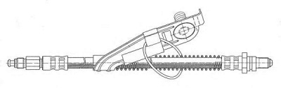 CEF 511636 -  Тормозной шланг