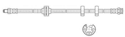 CEF 511665 -  Тормозной шланг