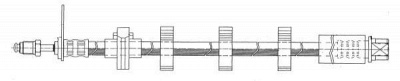 CEF 511684 -  Тормозной шланг