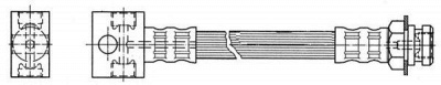 CEF 511772 -  Тормозной шланг