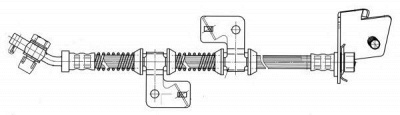 CEF 511798 -  Тормозной шланг