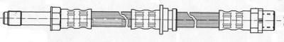 CEF 511849 -  Тормозной шланг