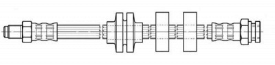 CEF 511883 -  Тормозной шланг