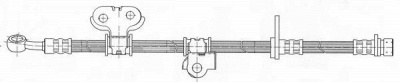 CEF 511910 -  Тормозной шланг