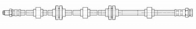 CEF 511921 -  Тормозной шланг