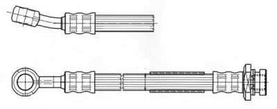 CEF 511963 -  Тормозной шланг