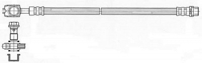 CEF 512117 -  Тормозной шланг