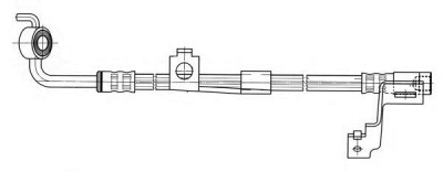 CEF 512136 -  Тормозной шланг