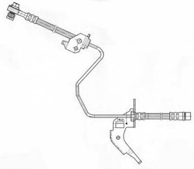 CEF 512281 -  Тормозной шланг