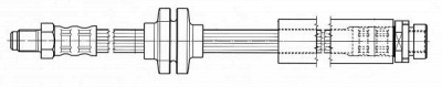 CEF 512326 -  Тормозной шланг
