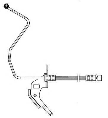 CEF 512329 -  Тормозной шланг