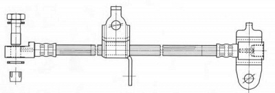 CEF 512358 -  Тормозной шланг