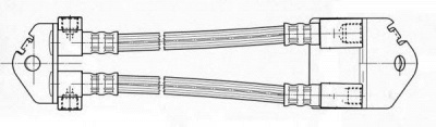 CEF 512363 -  Тормозной шланг