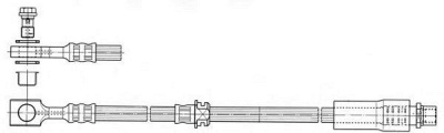 CEF 512453 -  Тормозной шланг