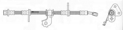 CEF 512463 - Тормозной шланг