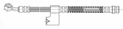 CEF 512477 -  Тормозной шланг