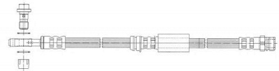 CEF 512557 -  Тормозной шланг