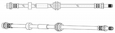 CEF 512596 -  Тормозной шланг