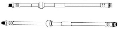 CEF 512707 -  Тормозной шланг